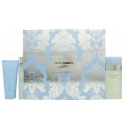 Dolce & Gabbana Light Blue Gift Set 50ml Edt + 50ml Body Cream + 10ml Edt