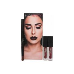 Huda Beauty Vixen & Famous Lip Contour Gift Set 2 x 1.9ml Liquid Lipsticks + 1.2g Lip Liner